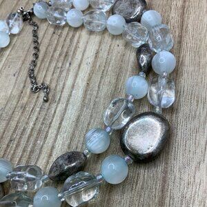 Premier Designs Beaded Coastal Dual Stranded Necklace